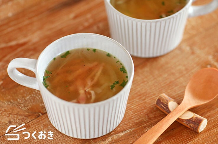 レンジたまねぎコンソメスープの料理写真