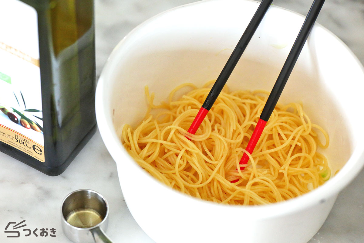 せん切りキャベツのサラダスパゲッティの手順写真その2