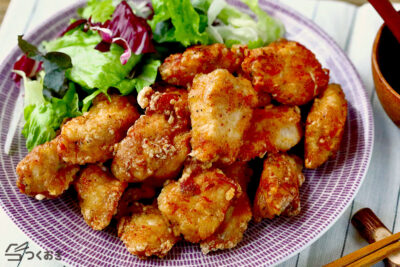 鶏むね肉のスパイシーペッパーから揚げの料理写真
