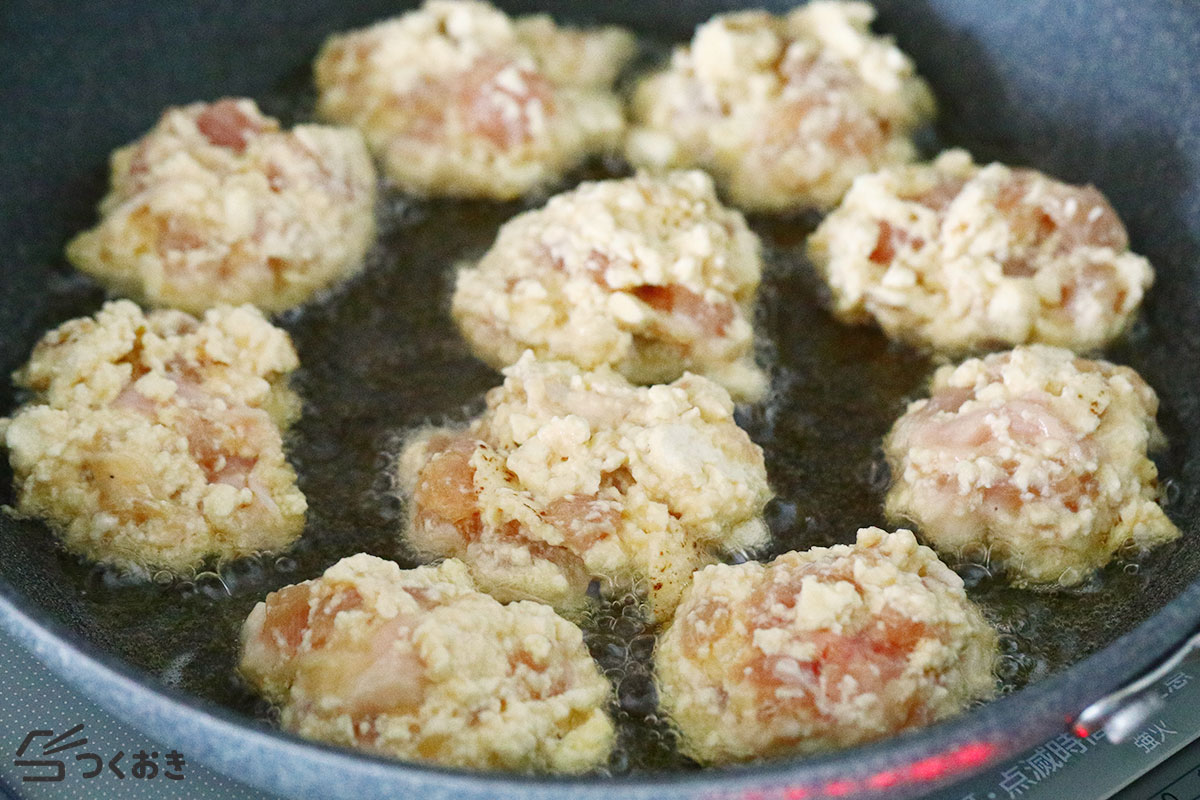 鶏むね肉と豆腐の和風ナゲットの手順写真その4